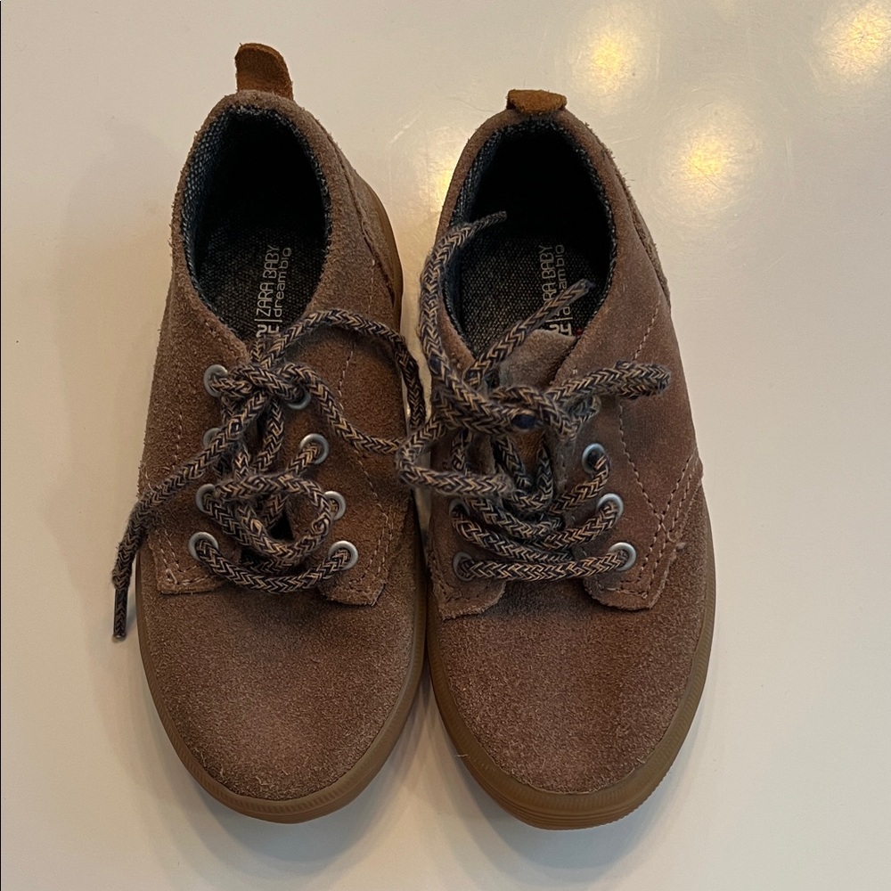 Zara Baby Brown Suede Shoes